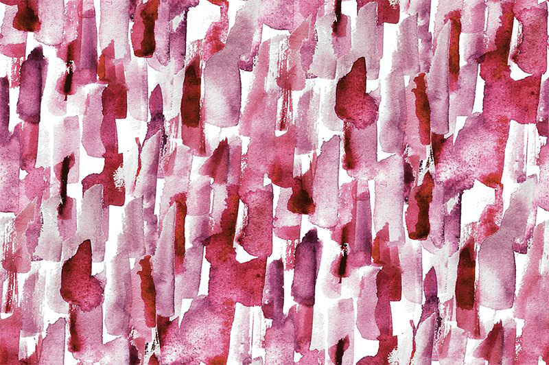 Impasto Velvet Print Pink