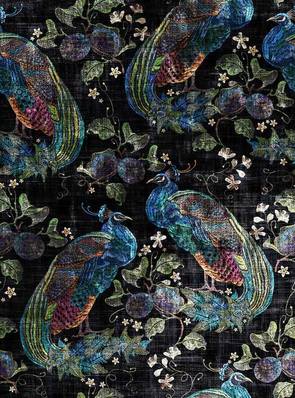 Peacock Opulence Black