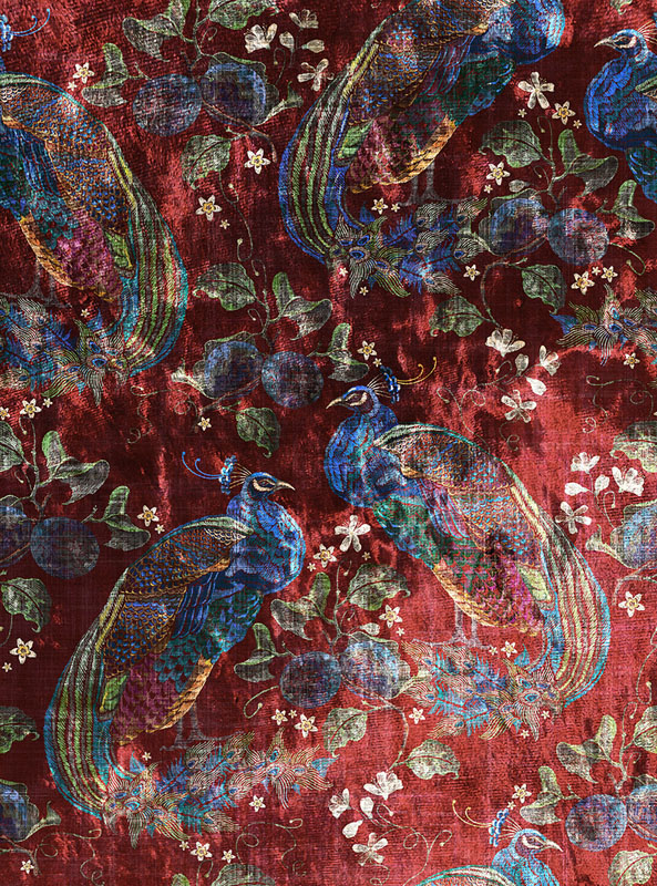 Peacock Opulence Cranberry